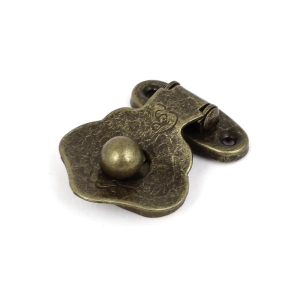 uxcell アンティークスタイルラッチ 金属 スーツケースクラスプ ヴィンテージスタイル 1セット...