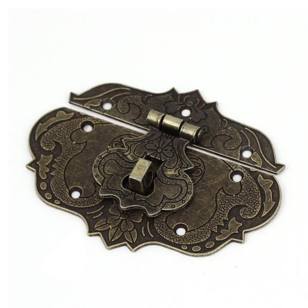 uxcell アンティークスタイルラッチ ブロンズ材質 レトロスタイル ヴィンテージスタイル 1セッ...