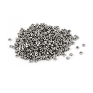 uxcell 六角ナット ファスナー M1.6 x 1.5mm ニッケル メッキ