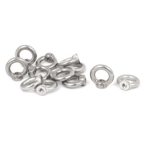 uxcell リフティングアイナット 304 ステンレス鋼素材 M4