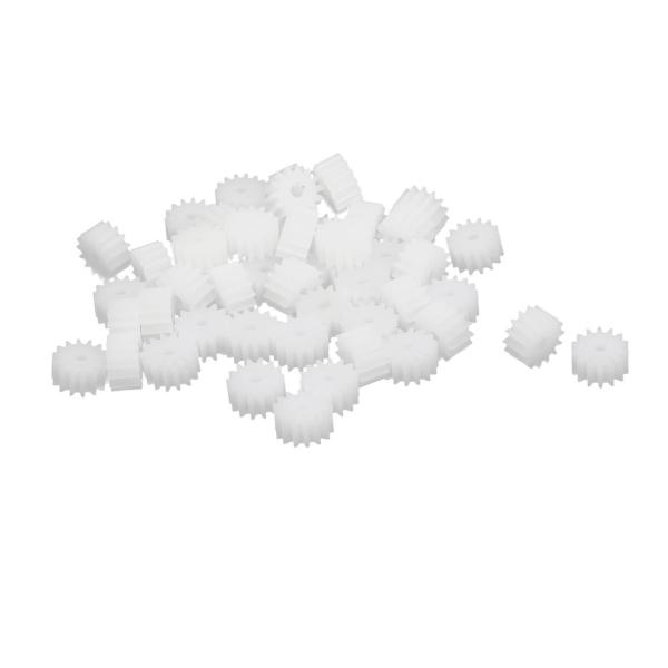 uxcell ギアホイール プラスチック 14ティース 8mm径 0.5モジュラス RCモデル用 5...