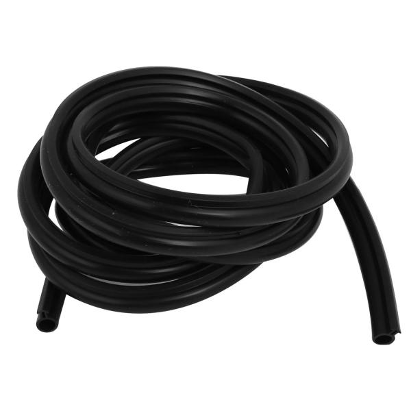 uxcell ウェザーストリップ シリコーンとゴム材質 全長2M ブラック ドア窓シール シールスト...