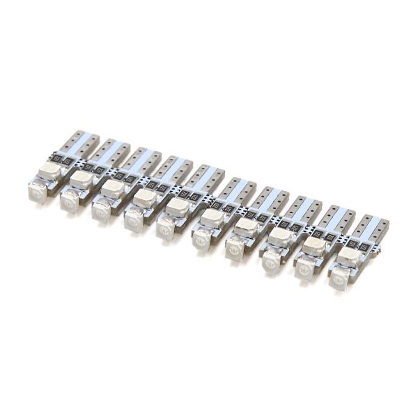 uxcell 計器灯 12V T5 1206 SMD 3 LED グリーン ダッシュゲージ 計器盤ラ...