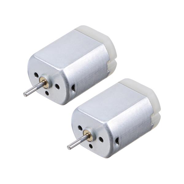 uxcell DCモーター モデル玩具用 シャフト2mmx11mm DC 12V 15RPM 2個入...