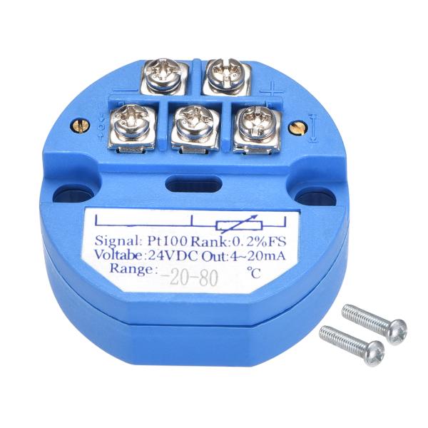 uxcell 温度センサートランスミッター PT1温度センサートランスミッター 24V DC 4-2...