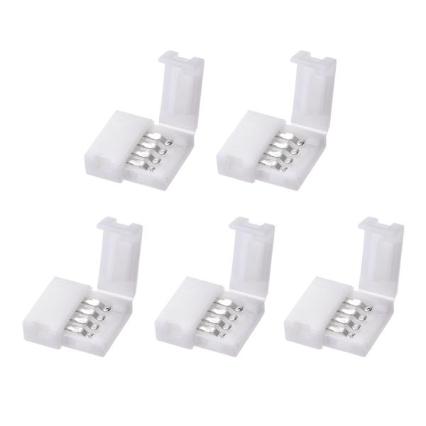 uxcell 55 3528 LED コネクタ 1mm 4P LED 55 3528 RGB ライト...