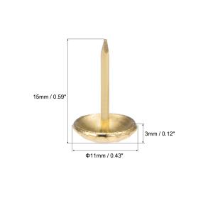 uxcell 画鋲釘 室内装飾ネイルタック ヘ...の詳細画像3