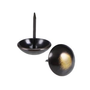 uxcell 室内装飾ネイルタック アンティーク丸い画鋲 16mmヘッド径 21mm長さ 家具ソファヘッドボード用 50個
