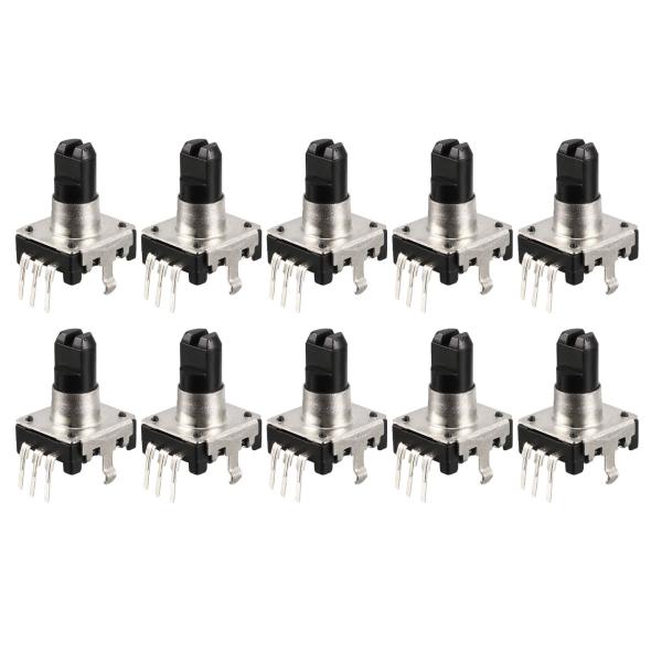 uxcell エンコーダコード 360度 24桁 EC12 5ピン 14.3mm D-シャフト 5ボ...