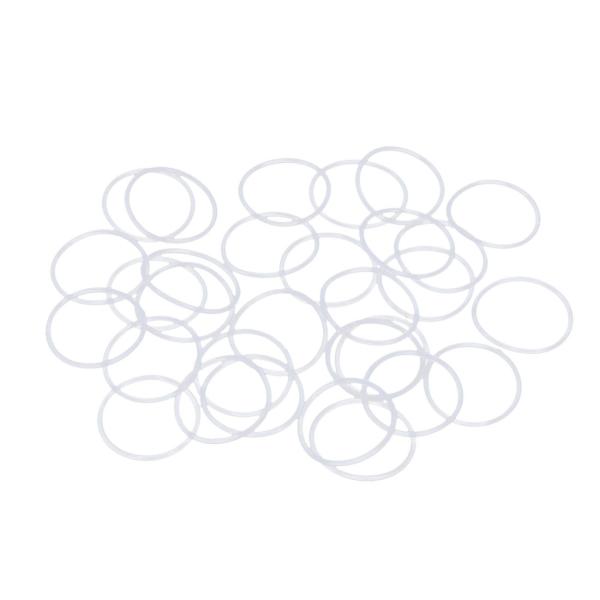 uxcell O-リング シールガスケット ウォッシャー用 自動車用 車用 20x1mm ホワイト ...