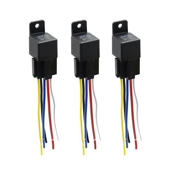 uxcell リレー DC 36V 40A SPDT 自動車 カーリレー 5 ピン 5 ワイヤー ハ...