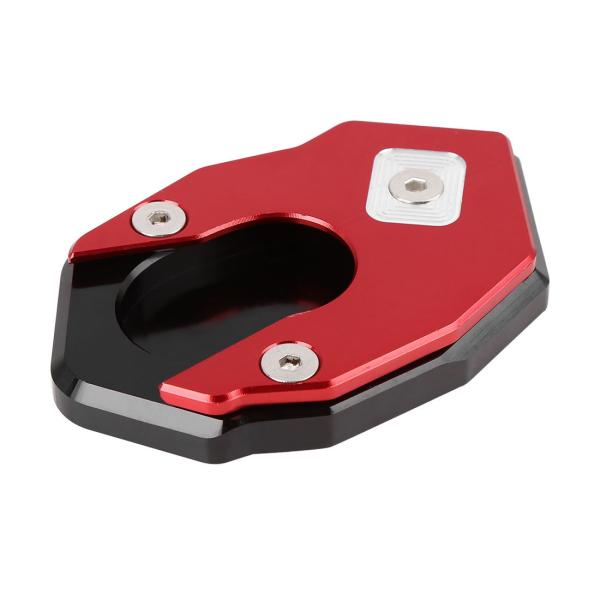 uxcell オートバイキックスタンド拡大装置 ブラック レッド アルミ合金 パッド 川崎 Z250...