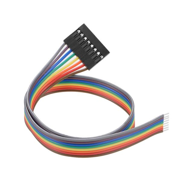 uxcell ブレッドボードジャンパー線 8ピン メス-ティンテッドチップケーブル Arduino用...
