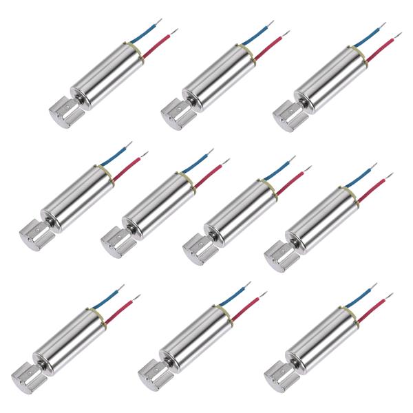 uxcell ミニ振動モーター メタル製 ブリストルボット振動モー モバイル携帯電話用 DC 1.5...