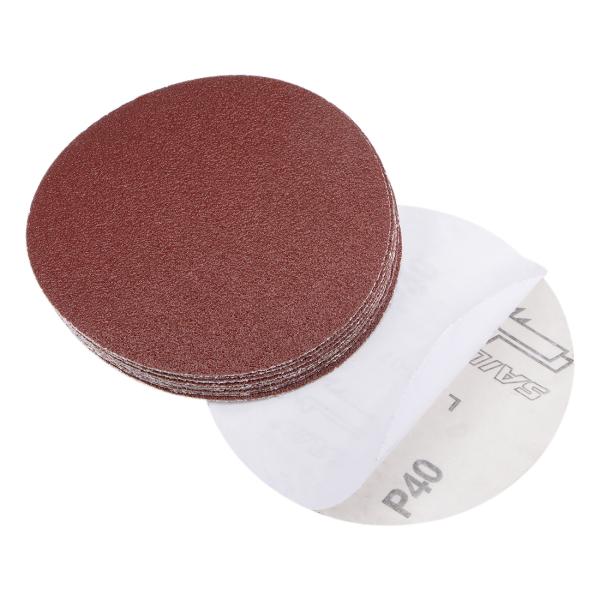 uxcell PSAサンディングディスク サンドペーパー 酸化アルミニウム 接着剤バック 125mm...