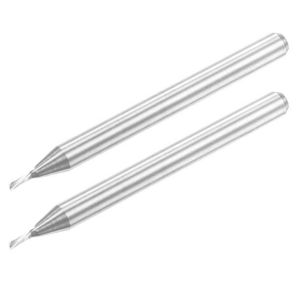 uxcell エンドミルCNCルータービット 左手 カーバイド 螺旋 PVC MDF 堅材彫刻用 シ...