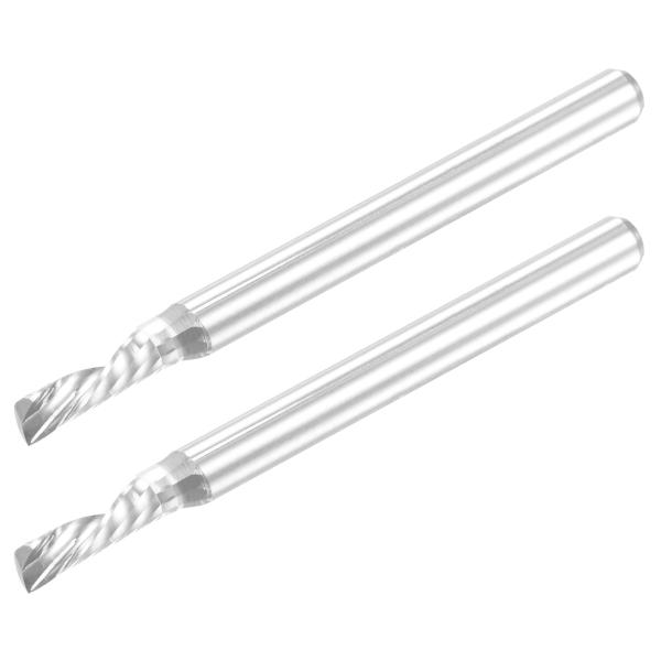 uxcell エンドミルCNCルータービット 左手 カーバイド 螺旋 PVC MDF 堅材彫刻用 シ...