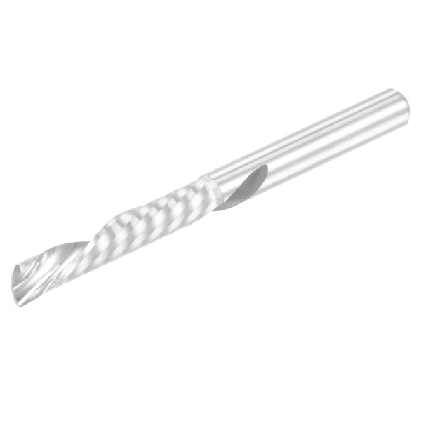uxcell エンドミルCNCルータービット 左手 カーバイド シングルフルート螺旋 MDF 堅材彫...
