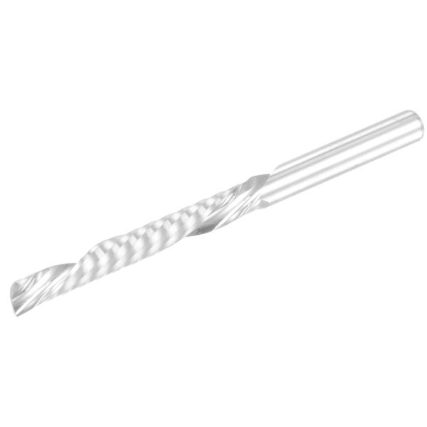 uxcell エンドミルCNCルータービット 左手 カーバイド シングルフルート螺旋 MDF 堅材彫...