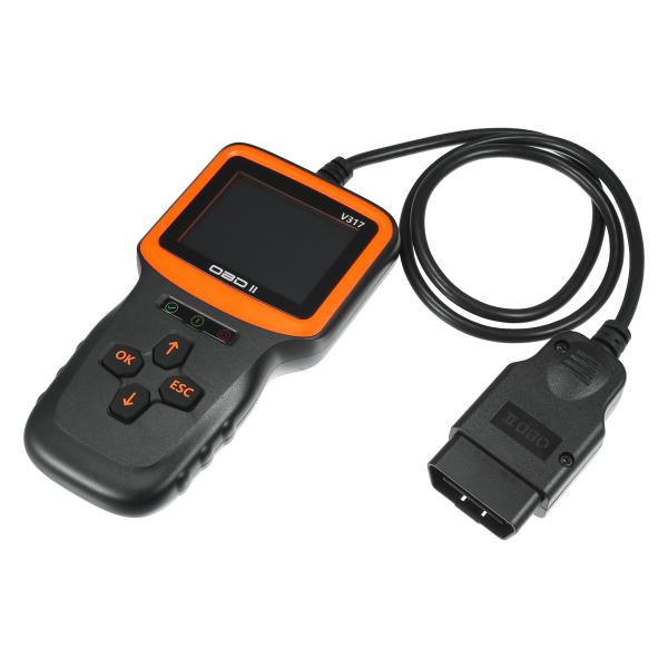 uxcell OBD2スキャナーエンジンコードリーダー ユニバーサル カーコードリーダー用 自動車診...