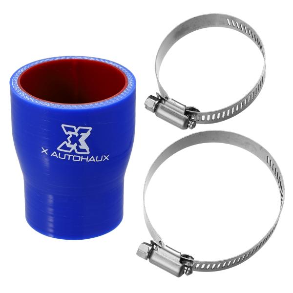 X AUTOHAUX ストレートシリコーンリデューサーホース シリコーンホースカプラー インタークー...