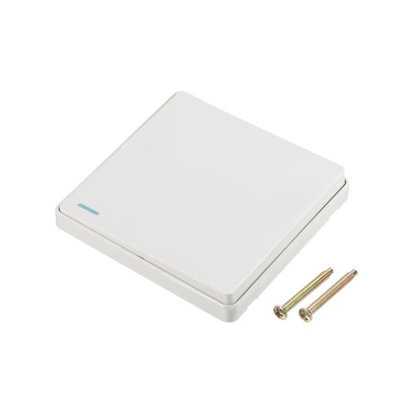 uxcell ライトスイッチ　壁パネル　オン/オフプッシュボタン　ロッカースイッチ 1ギャング1 ウ...