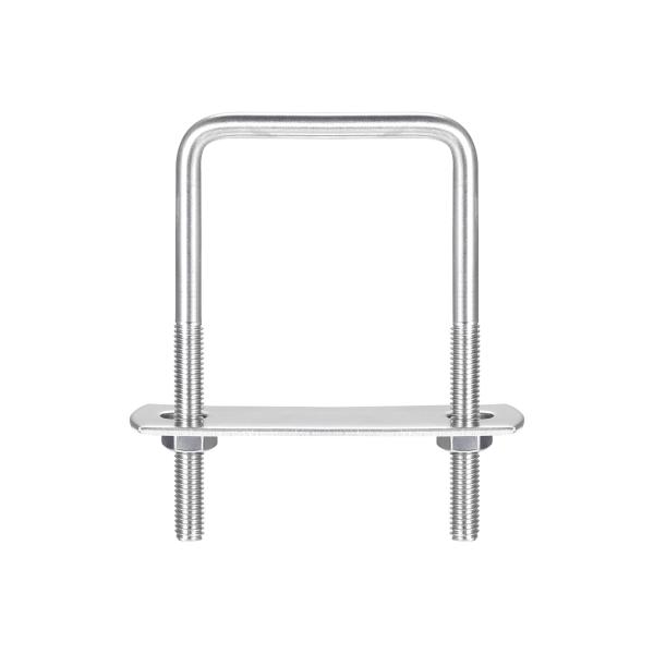 uxcell 角Uボルト 52 mm内幅 80 mm長さ M6 304ステンレス鋼 Uクランプボルト...