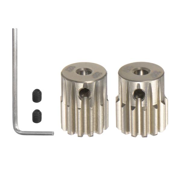 uxcell 32P 7 0 7 5 アルミピニオンモーターギアセット 12T 13T 3.175 ...