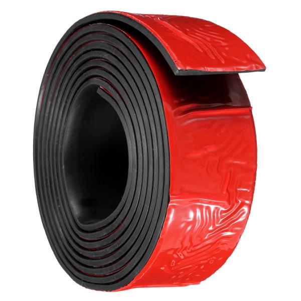 uxcell 粘着ゴムストリップ ソリッドネオプレンゴムシートロール 裏面粘着剤付き DIYガスケッ...