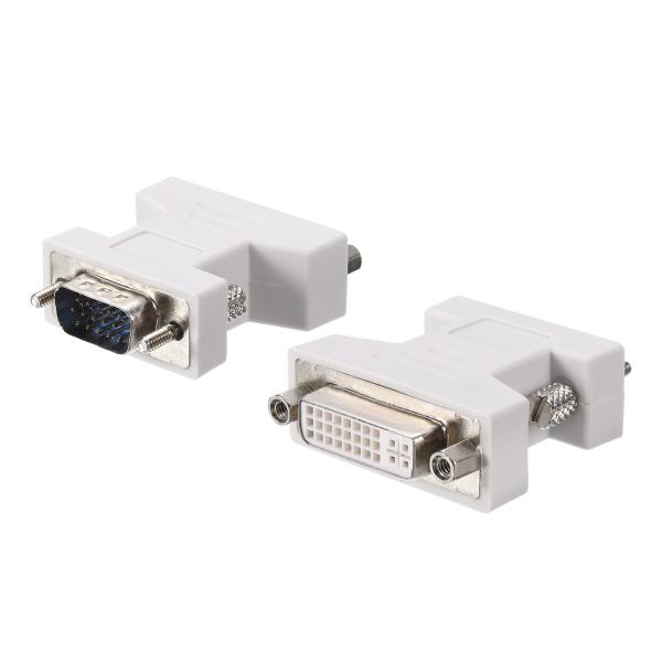 uxcell VGA - DVI-Iアダプターカプラー DVI 24+5メス - VGAオスコンバー...