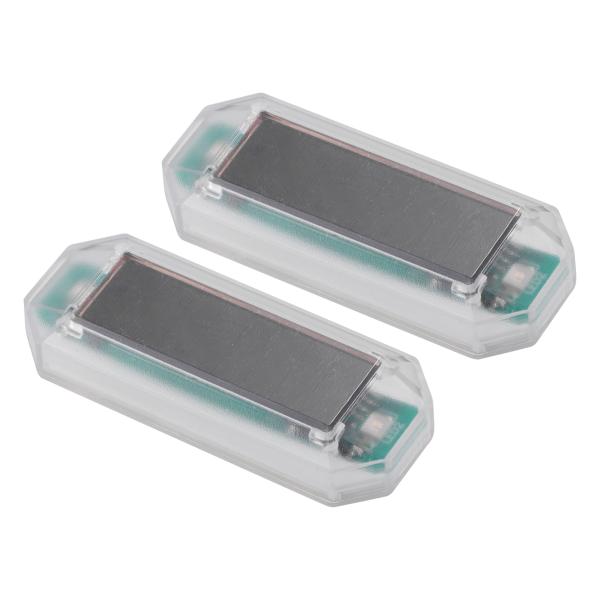 A ABSOPRO ユニバーサルカーソーラーパワーシミュレートダミーアラームカーセキュリティ防犯LE...