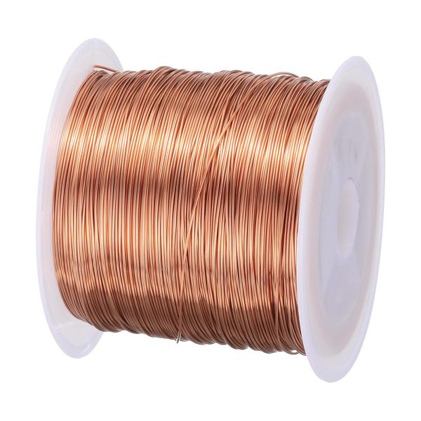 uxcell 0.38mm磁線 312ft 銅エナメル線 エナメル磁線コイル 100g 155℃ ト...