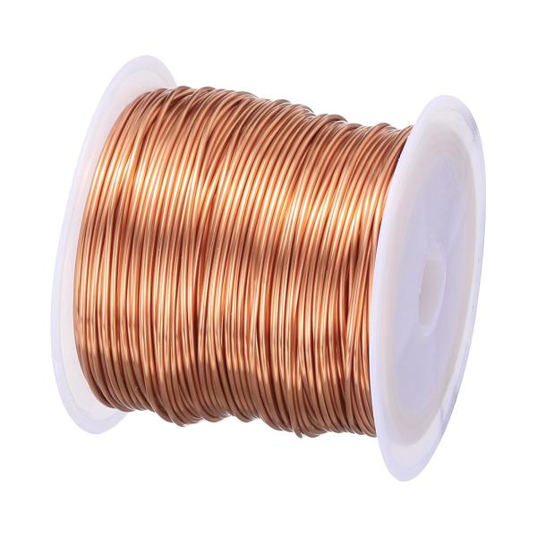 uxcell 0.75mm磁線 79ft 銅エナメル線 エナメル磁線コイル 100g 155℃ トラ...