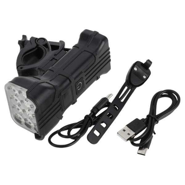 X AUTOHAUX 3-in-1自転車ライト1000ルーメン 5モード Us-b充電可能IPX6防...