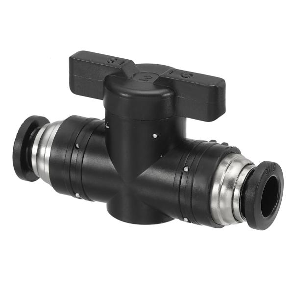 PATIKIL 5/16"空気式ボールバルブ 1個プッシュ・トゥ・コネクト継手 空気りゅうりょう制御...