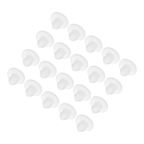 uxcell 30個シリコンスナップインロッキングホールプラグ 3.5mm取り付け直径狭溝幅2mmパ...
