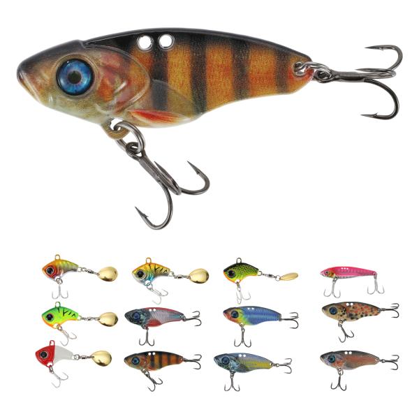 CAPASTEC メタルバイブ バイブレーション ルアー 鉄板バイブ 釣り ルアー 淡水と海水用 1...