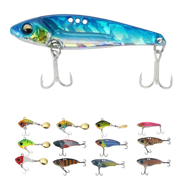 CAPASTEC メタルバイブ バイブレーション ルアー 鉄板バイブ 釣り ルアー 淡水と海水用 1...