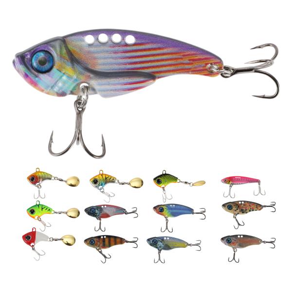 CAPASTEC メタルバイブ バイブレーション ルアー 鉄板バイブ 釣り ルアー 淡水と海水用 1...