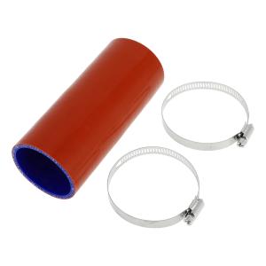 X AUTOHAUX シリコンホース シリコンチューブ インタークーラー ターボ インテークパイプ レッド 長さ150mm 内径54mm 4層構造 汎