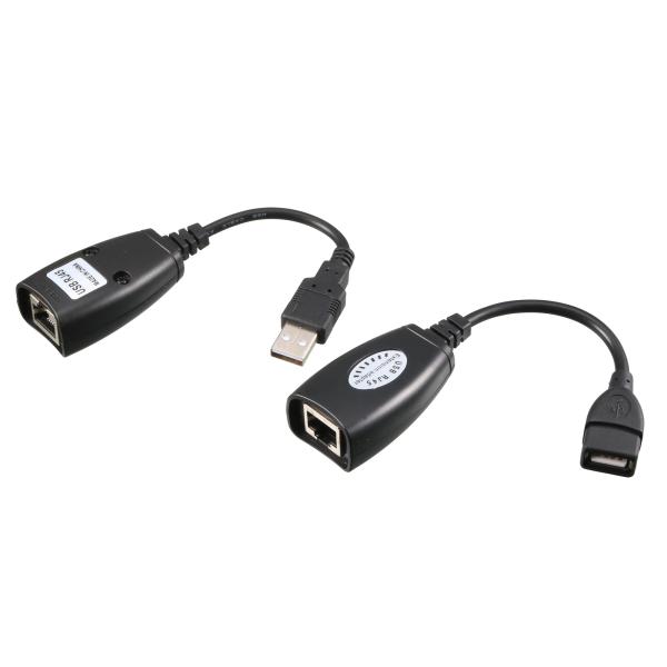 uxcell USB 2.0　オス) / (メス)− RJ45 ポートコンバート　PC　ラップトップ