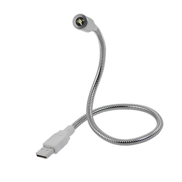 uxcell 　USB LED ライト　ラップトップ　ノートブック　ランプ　シルバートーン　PC 0...