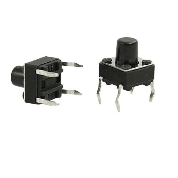 uxcell タクトスイッチ PCBモーメンタリ触覚タクトプッシュボタンスイッチ　スルー ホール 6...