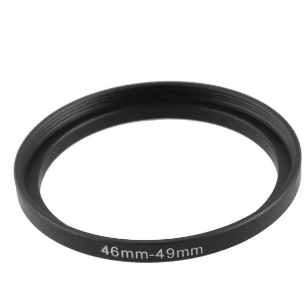 uxcell 46mm-49mmステップアップフィルターリングアダプター メタル カメラレンズ フー...