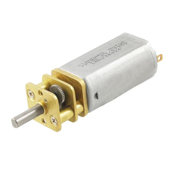 uxcell 10RPM 6V 60mA 3mmシャフト ミニDCギアボックスモーター DIY用ギヤ...