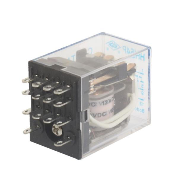 uxcell 電磁リレー HH54P DC12V 14ピン 4PDT パワーリレー 5A 240VA...
