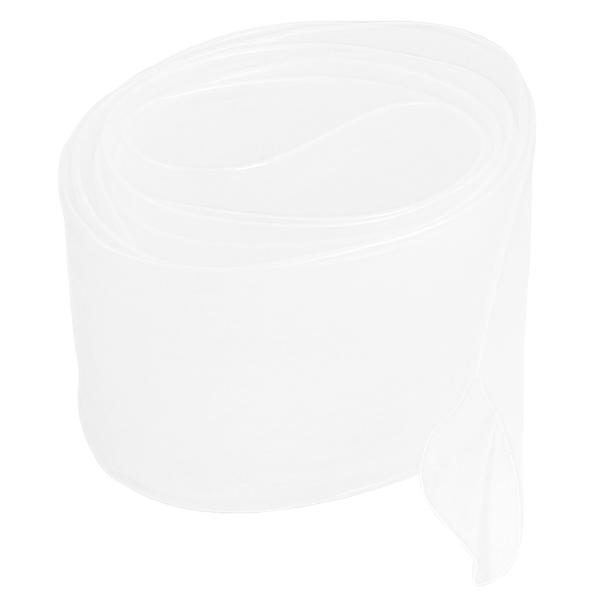 uxcell 熱収縮チューブ 透明 ポリオレフィン フラット幅80mm 長さ2m 比率 2:1