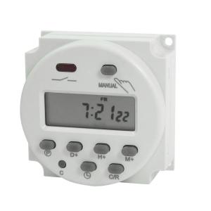 uxcell プログラマブルタイマ 電源スイッチリレー AC 110V