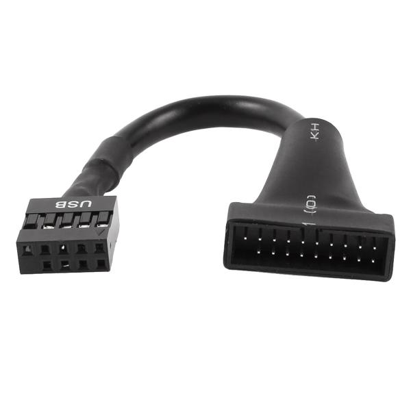 uxcell USB 2.0ーUSB 3.0ケーブル　12cm長さ USB3.0 20ピン USB2...