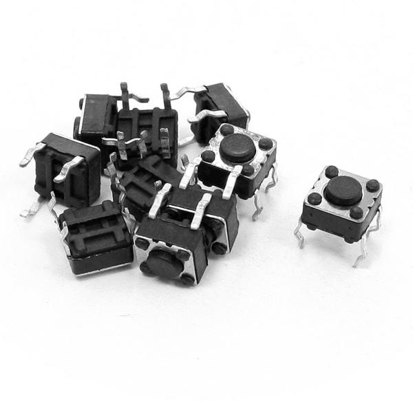 uxcell タクトスイッチ PCBモーメンタリ触覚タクトプッシュボタンスイッチ 4ピンDIP 6x...